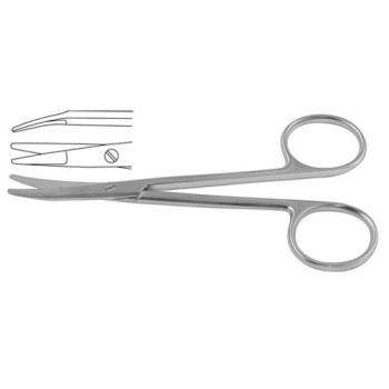 Kilner Dissecting Scissor Curved Stainless Steel, 15 cm - 6"